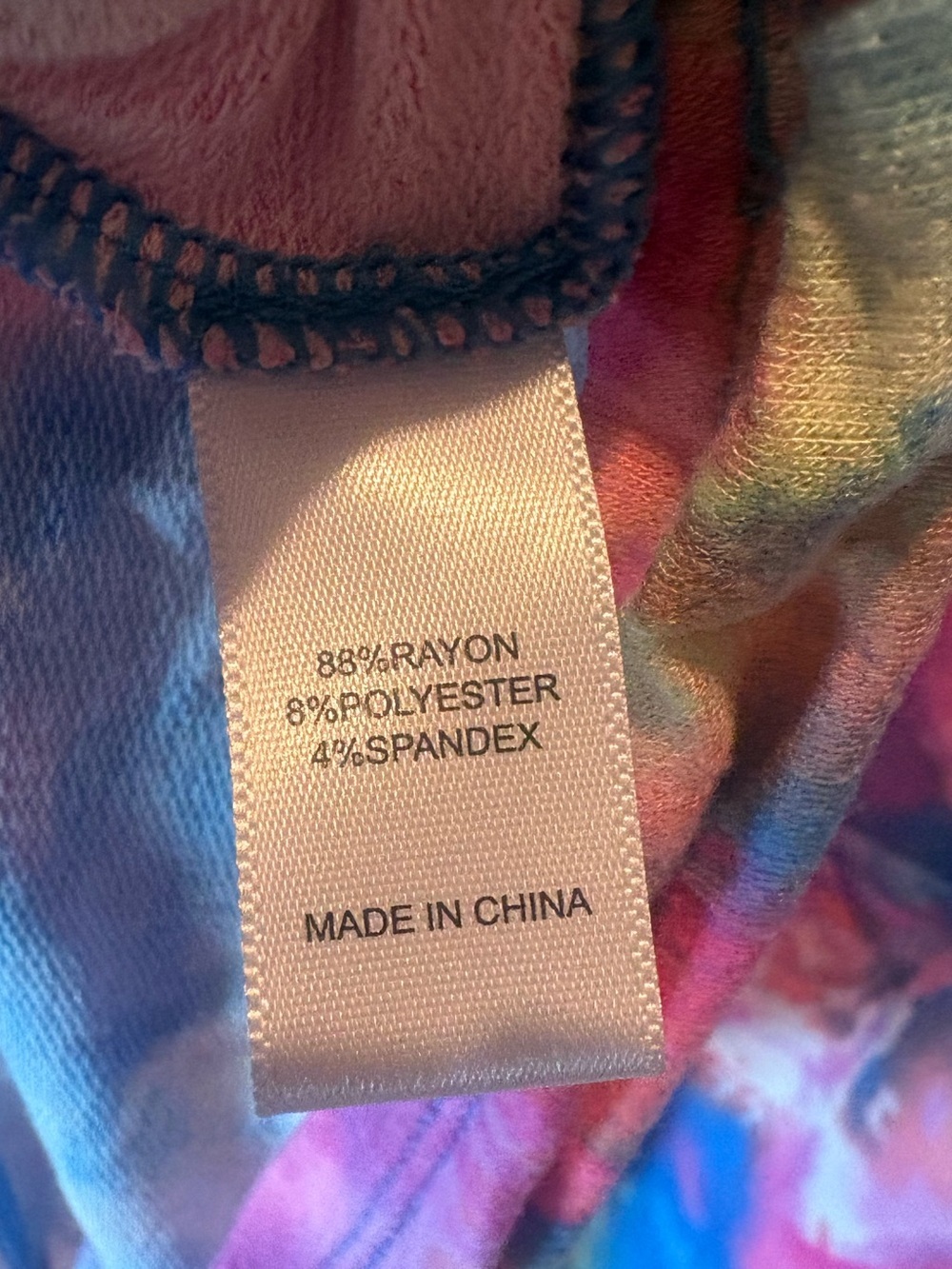 Koolaburra by UGG Tie Dye Hoodie Large Pink Blue Pullover Lounge - Picture 4 of 8